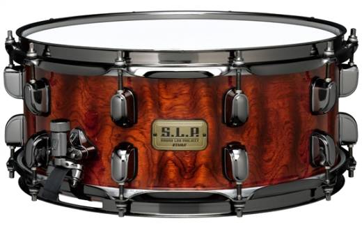 S.L.P. Series Bubinga Quilted Snare - 14 x 6